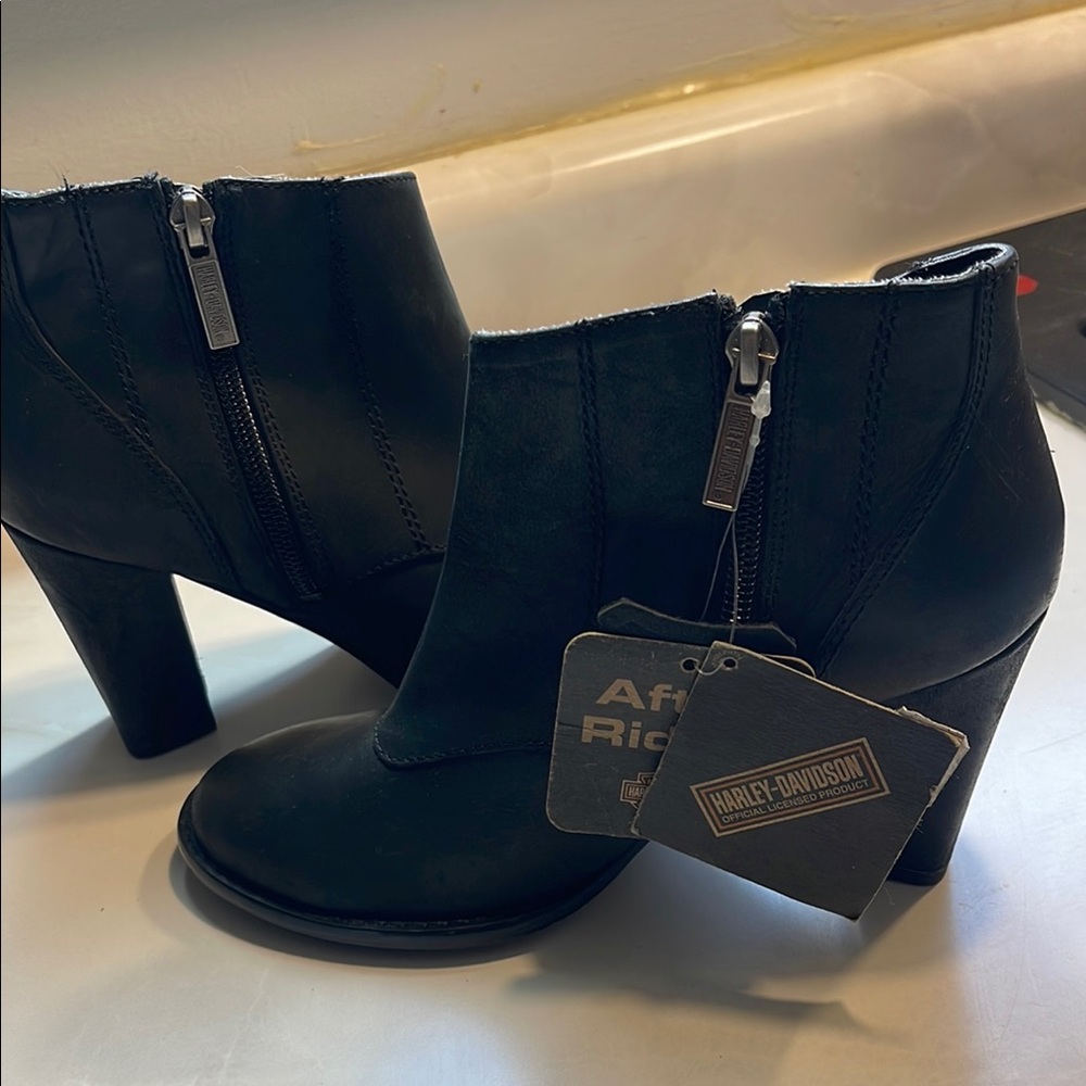 Harley-Davidson Women's Black Ankle Boots size 6.5